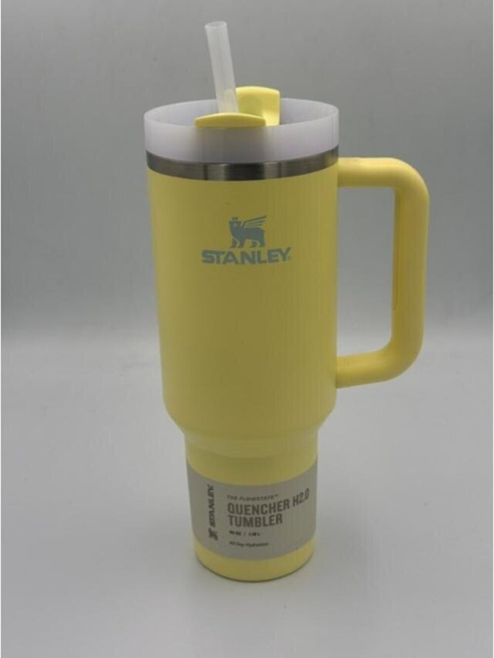 Stanley Quencher H2.0 Tumbler with Straw in Yellow